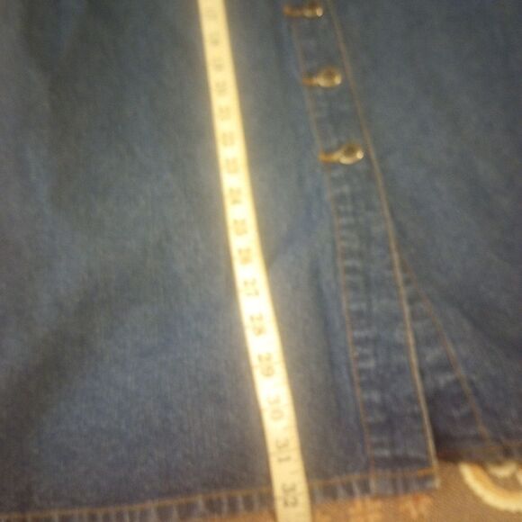 Westport button front denim maxi skirt - Picture 7 of 10